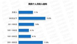 全国6.5亿网民月收入不足5000元