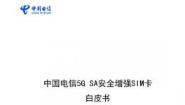 中国电信发布白皮书引发争议：用5G或需要换SIM卡